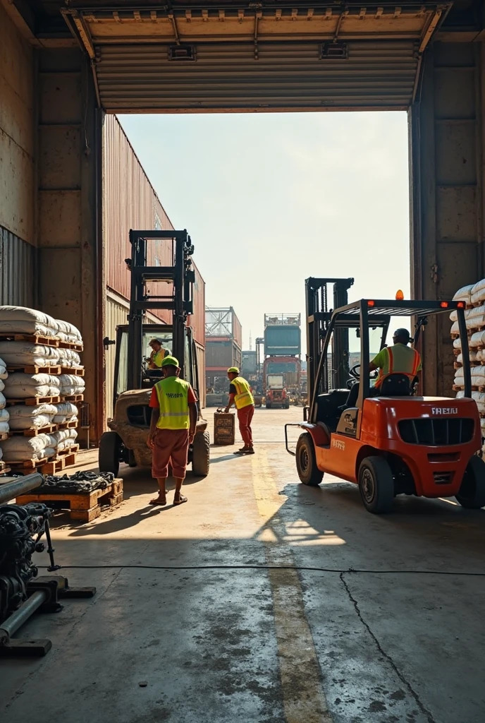 Cargo Handling - Container Unloading